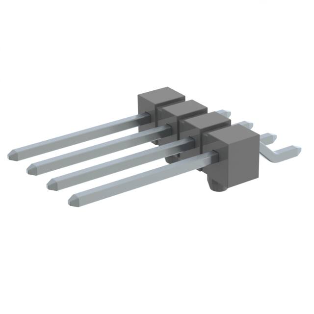 TSM-104-03-TM-SH-A-K-TR CONN HEADER SMD R/A 4POS 2.54MM