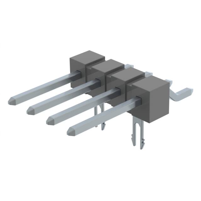 TSM-104-02-TM-SH-LC CONN HEADER SMD R/A 4POS 2.54MM