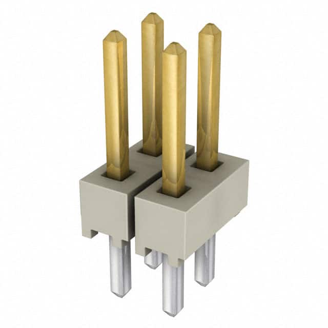 HTSW-102-26-S-D CONN HEADER VERT 4POS 2.54MM