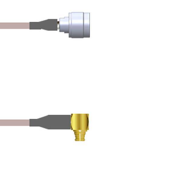 Q-2H0410001018i CBL ASSY SMP-N PLUG RG178 18"