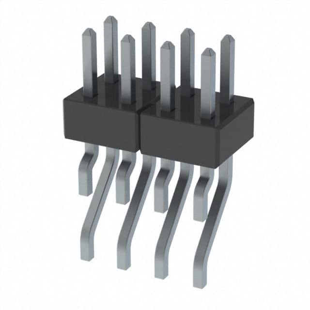 MMT-104-01-TM-DH-P-TR CONN HEADER SMD R/A 8POS 2MM