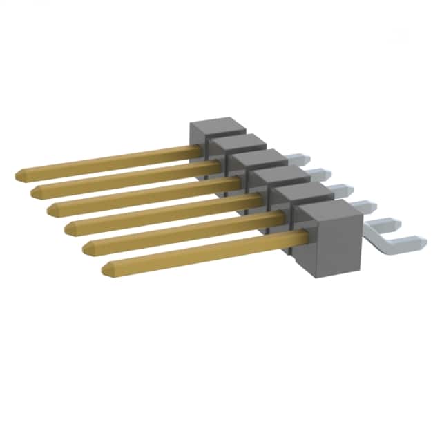 TSM-106-03-F-SH-K-TR CONN HEADER SMD R/A 6POS 2.54MM