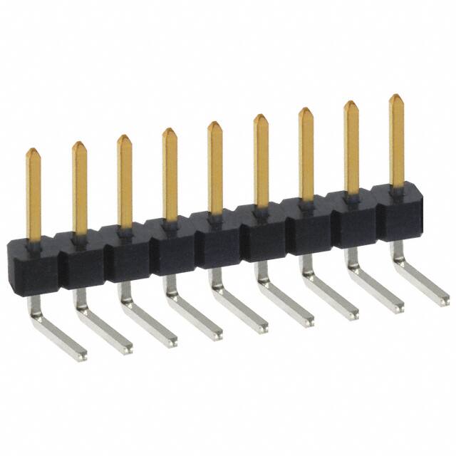 PBC09SBCN CONN HEADER R/A 9POS 2.54MM