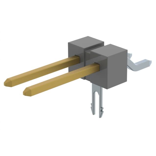 TSM-102-02-S-SH-LC CONN HEADER SMD R/A 2POS 2.54MM