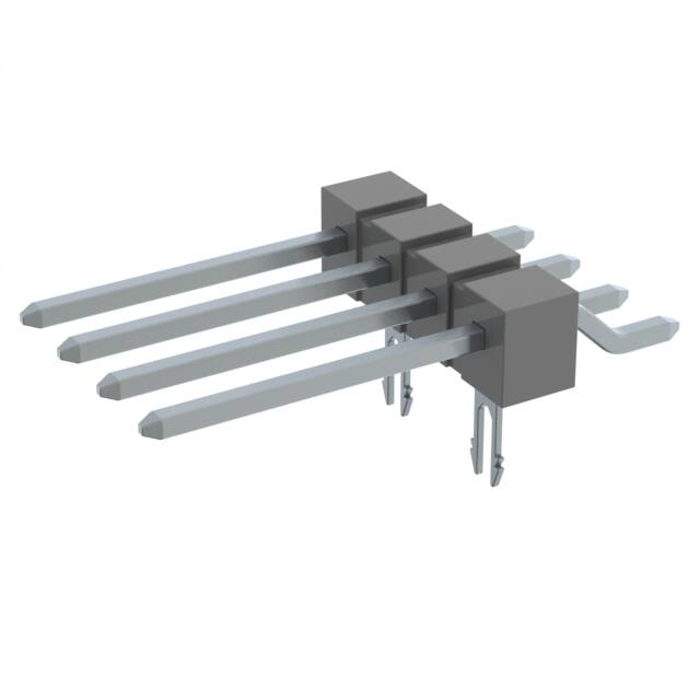 TSM-104-03-T-SH-LC-TR CONN HEADER SMD R/A 4POS 2.54MM