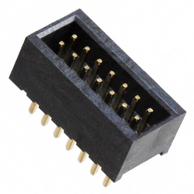 SBH51-LPSE-D07-ST-BK CONN HEADER VERT 14POS 1MM