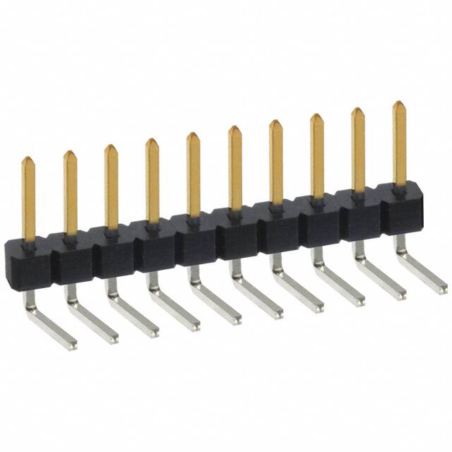 PBC10SBCN CONN HEADER R/A 10POS 2.54MM