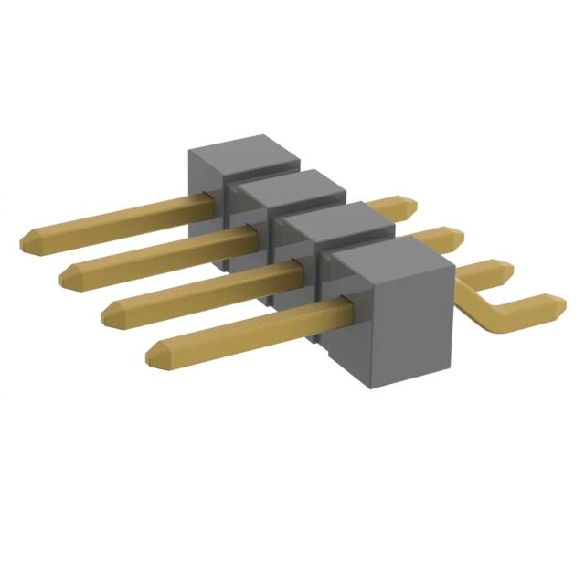TSM-104-01-G-SH-P-TR CONN HEADER SMD R/A 4POS 2.54MM