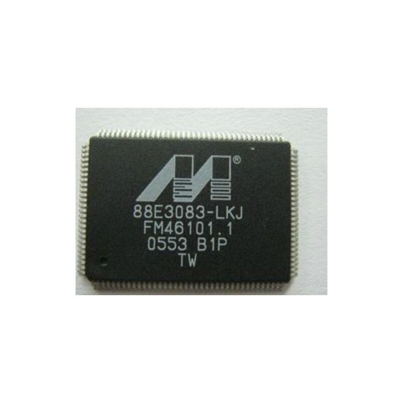 88E3083-LKJ1 The Marvell 88E3083-LKJ1 is an integrated 8-port 10/100BASE-T Fast Ethernet transceiver. It offers high performance for networking applications.