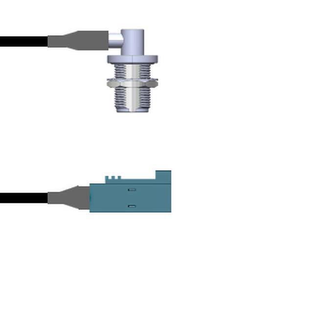 Q-1S05F0008084i CBL ASSY N-FAKRA JACK RG58 7'