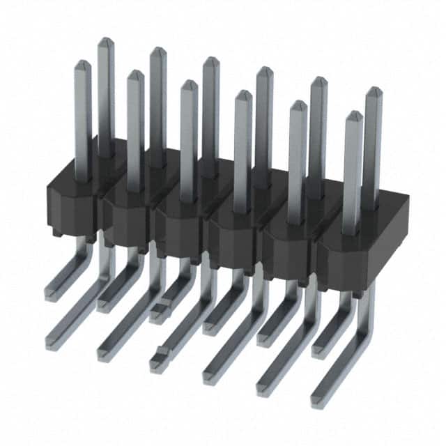 HTSW-106-08-T-D-LA CONN HEADER R/A 12POS 2.54MM