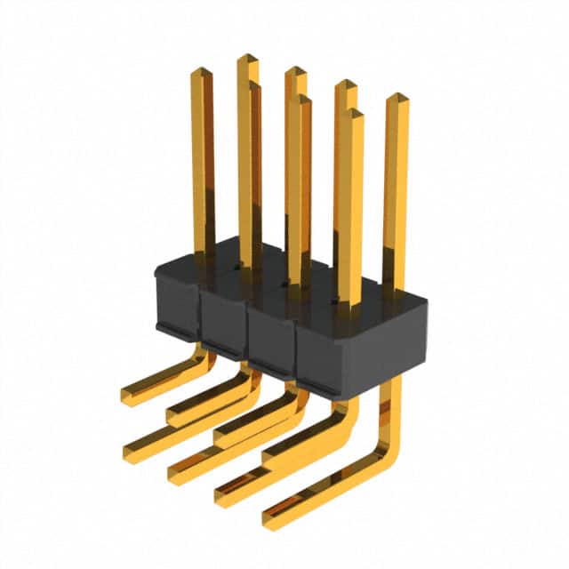 929745-01-04-I CONN HEADER R/A 8POS 2.54MM