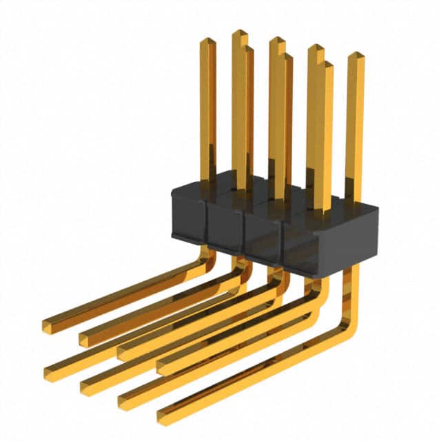 929745-02-04-I CONN HEADER R/A 8POS 2.54MM