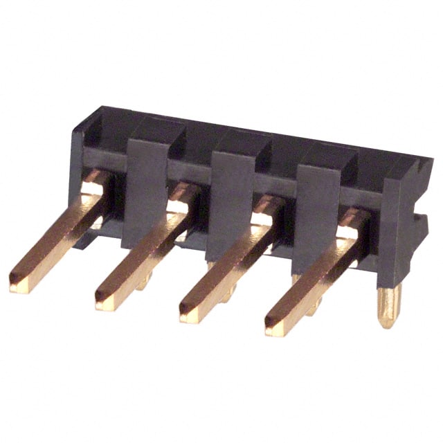 87233-4 CONN HEADER R/A 4POS 2.54MM