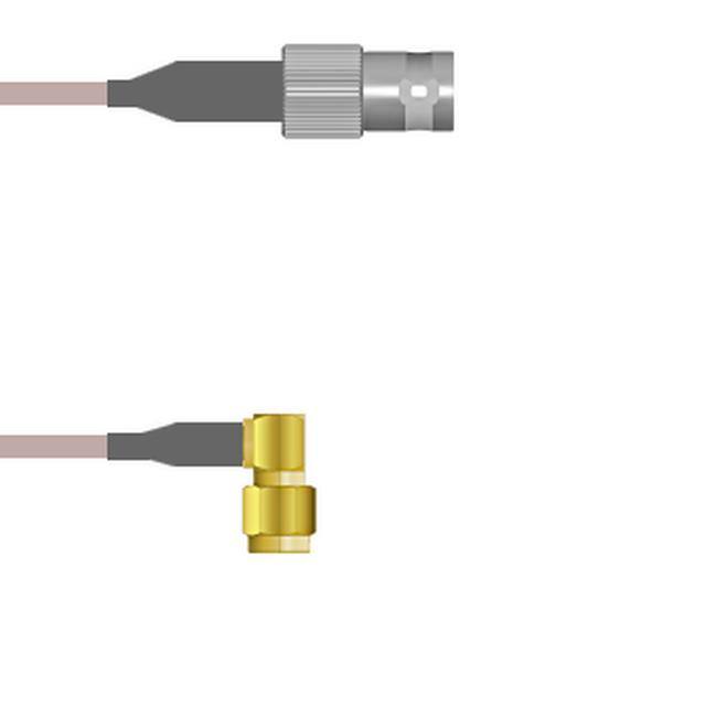 Q-0B038000H018i CBL ASY BNC-SMA J TO P RG142 18"