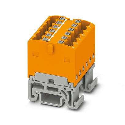 PTFIX 12X1 5-NS15A OG The Phoenix Contact PTFIX 12X1 5-NS15A OG is a distribution block designed for DIN rail mounting. It offers RoHS3 compliance and an MSL of 1.