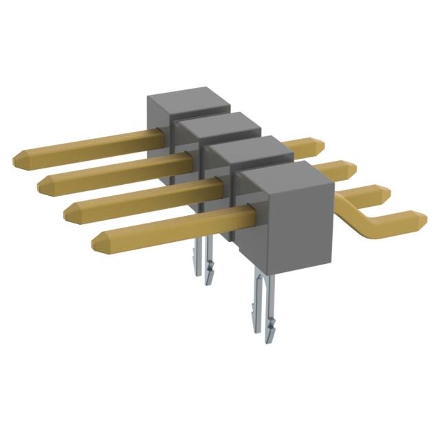 TSM-104-01-G-SH-LC CONN HEADER SMD R/A 4POS 2.54MM