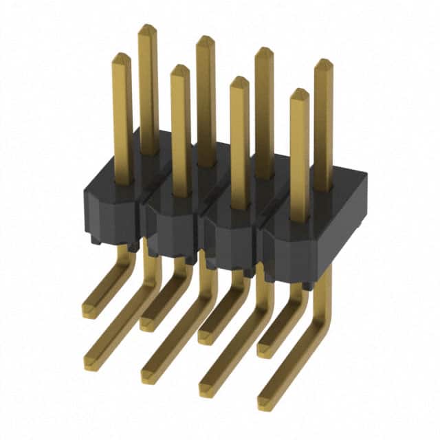 HTSW-104-08-G-D-RA CONN HEADER R/A 8POS 2.54MM