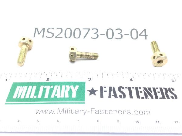 MS20073-03-04 The MS20073-03-04 is a machine bolt manufactured by Honeywell. It features a 0.190 inch thread diameter and is made of steel.