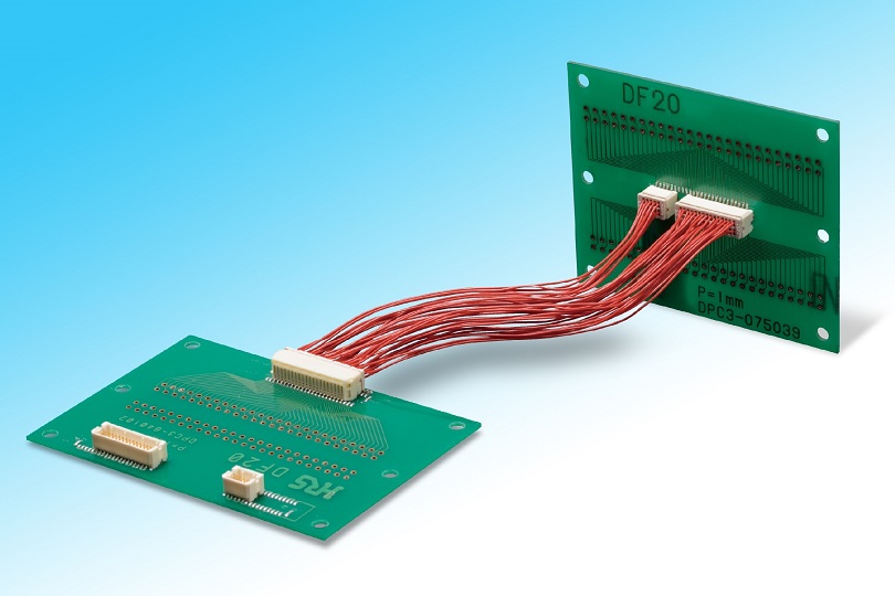 DF20EF-20DP-1V(52) The DF20EF-20DP-1V(52) is a 20-position, 2-row, 1mm pitch shrouded header from Hirose Electric. It features surface mount solder termination, gold-plated phosphor bronze contacts, and a natural nylon insulator.