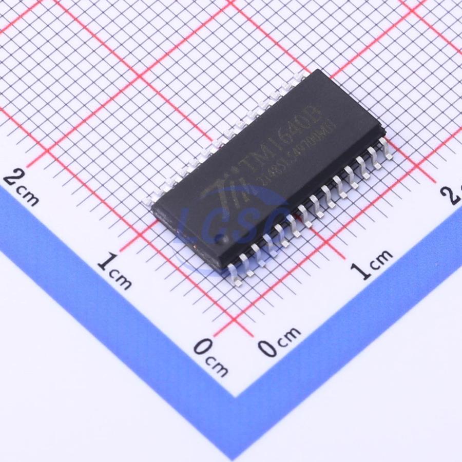 TM1640B The TM1640B is an LED Drivers IC from TM. It features RoHS3 compliance and an MSL of 1.