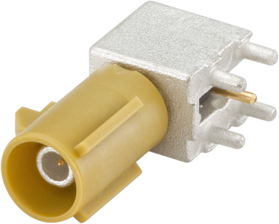 59S22B-40MT5-K The Rosenberger 59S22B-40MT5-K is a FAKRA right angle plug connector designed for PC-Board SMD mounting. It features automotive coding D bordeauxviolet and is supplied in tape & reel packaging.