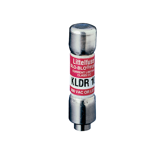 KLDR.200TXP The KLDR.200TXP is a 200mA, 600VAC/300VDC Class CC slow blow cartridge fuse from Littelfuse Inc. It features a 200kA AC interrupting rating and requires a holder for mounting.