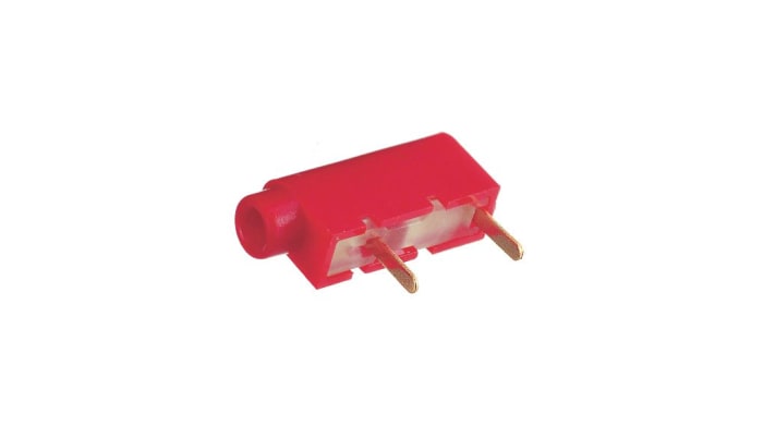 0040.1101 This Schurter 0040.1101 is a black female banana socket with PCB pin termination. It is rated for 50V and 10A.