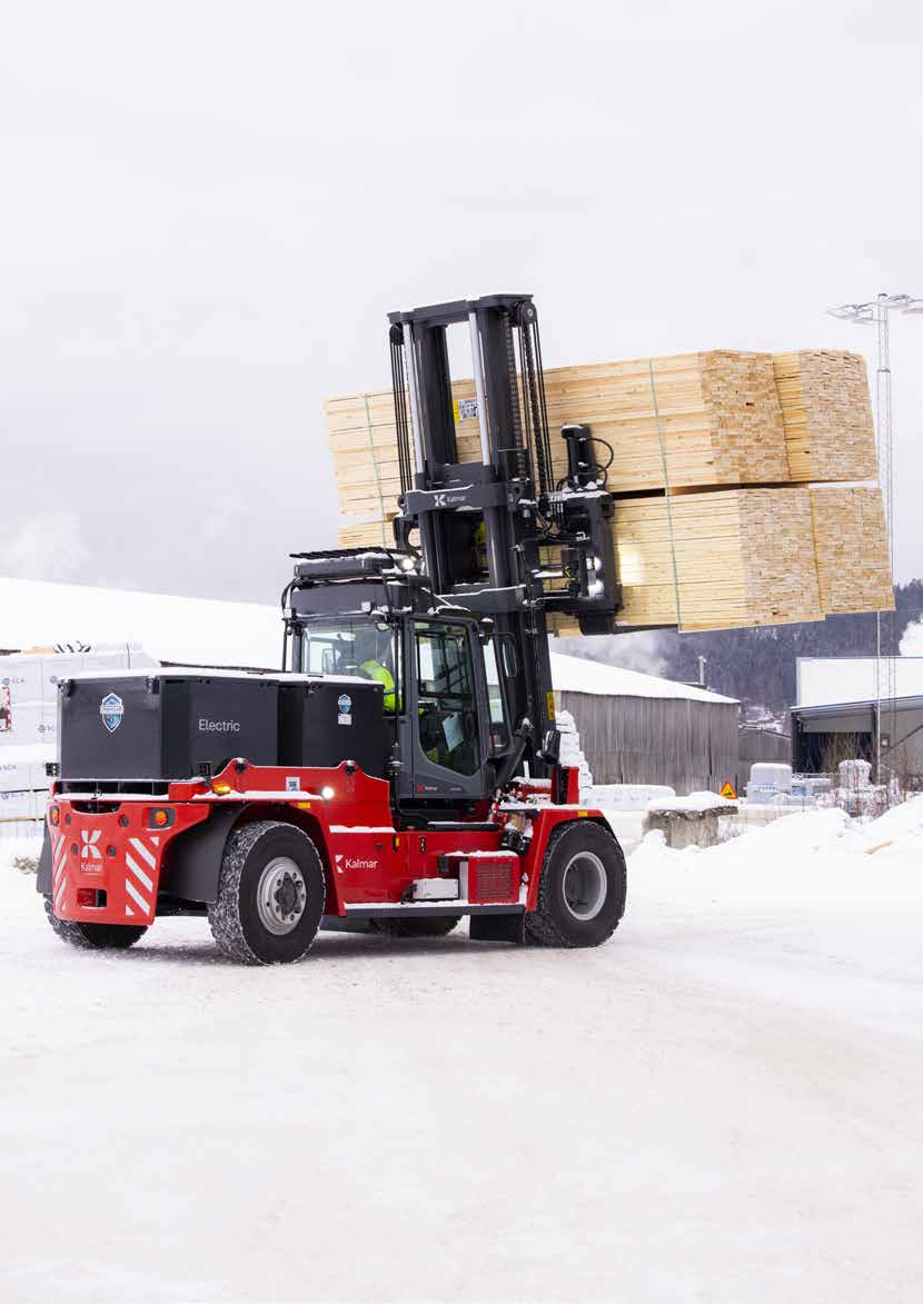 ECG160 The Kalmar ECG160-9 is an electric forklift designed for high productivity and eco-efficiency. It offers a choice of battery types and operates efficiently in various conditions.