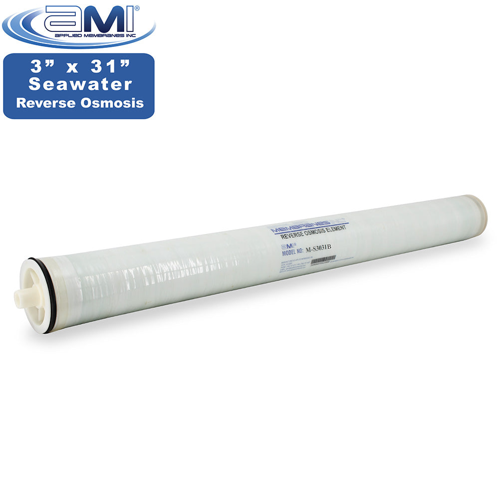 S3031B The Alpha Micro Components S3031B is a 3"x31" 700 GPD Seawater RO Membrane. It is RoHS3 Compliant and rated MSL 1 Unlimited.