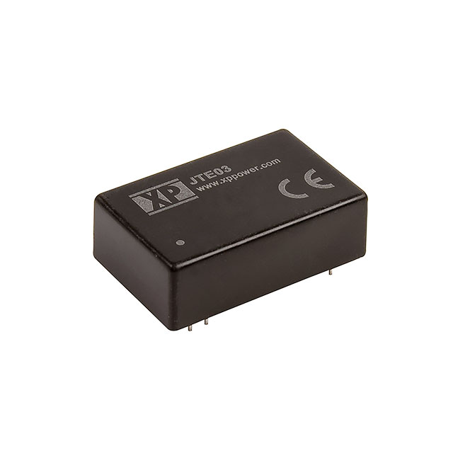 JTE0348D03 JTE0348D03 is a 3W isolated DC DC converter from XP Power. It provides dual +/-3.3V outputs at 450mA each in a through-hole 24-DIP package.