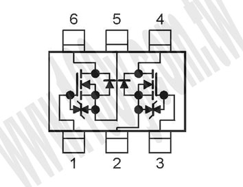 TPC6201 The Toshiba TPC6201 is an N-Channel MOSFET designed for various electronic applications. It offers a 30V drain-source voltage and a 2.5A maximum continuous drain current.