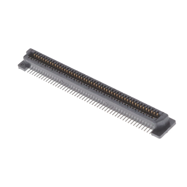 73277-101402LF This Amphenol ICC 73277-101402LF is a 100-position board-to-board receptacle with 2 rows at 0.8mm pitch. It features surface mount termination and gold-plated contacts.