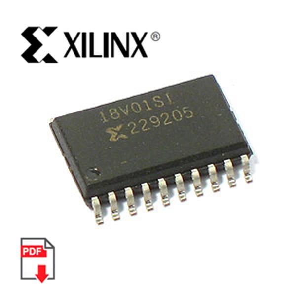 XC18V01-S020I The Xilinx XC18V01-S020I is an in-system programmable configuration PROM designed for FPGAs. It operates at 3.3V and offers a high endurance level.