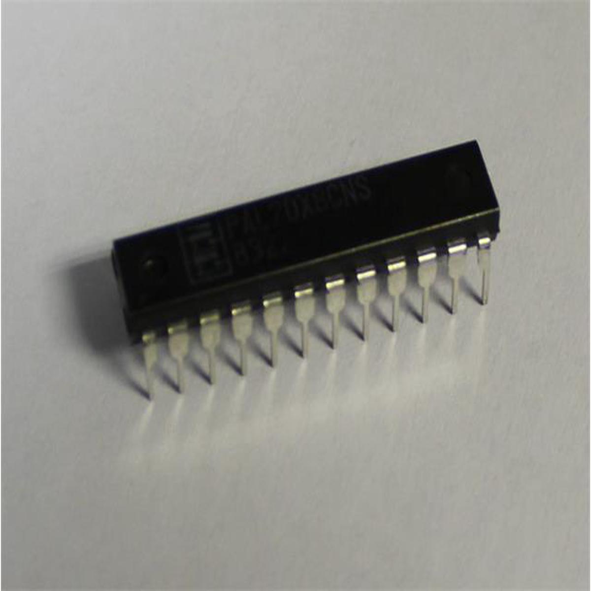 PAL20X8CNS The Monolithic Memories PAL20X8CNS is a voltage regulator controller. It features RoHS3 compliance and MSL 1 Unlimited rating.
