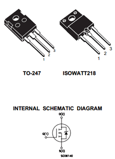 STW5NA90 The STW5NA90 is an N-Channel Power Field-Effect Transistor from STMicroelectronics. It offers a 900V drain-source breakdown voltage and a continuous drain current of 5.3A.
