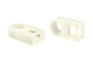 FH18 The HellermannTyton FH18 is a screw fixing mount designed for secure cable management. It offers versatile fixation methods and a wide operating temperature range.