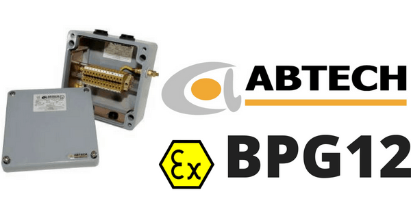 BPG12 The Abtech BPG12 is a Glass Reinforced Polyester (GRP) enclosure designed for Zone 1 and Zone 2 hazardous areas. It offers robust protection with an IP66/67 rating and a wide operating temperature range.