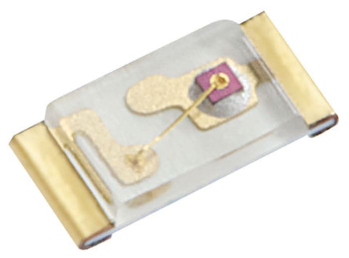 KPG-1608CGKC-T The Kingbright KPG-1608CGKC-T is a green LED in a 1608 surface mount package. It offers a 2.6V forward voltage and a 150mA maximum forward current.
