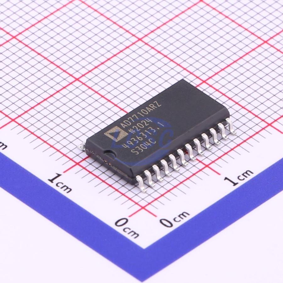 AD7710ARZ-REEL7 The AD7710ARZ-REEL7 is a 24-bit Analog to Digital Converter from ADI Electronics. It features a programmable gain front end and low power consumption.