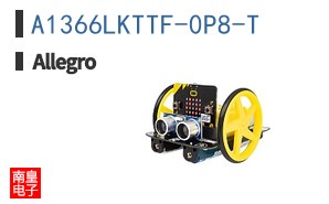 A1366LKTTF-0P8-T The Allegro A1366LKTTF-0P8-T is a Hall Effect Analog Voltage Sensor. It operates within a 4.5V to 5.5V range and has an operating temperature of -40C to 150C.