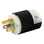 HBL8215C The Hubbell HBL8215C is a 1-phase grounding male straight blade plug. It is rated for 15 Amps and 125 Volts AC.