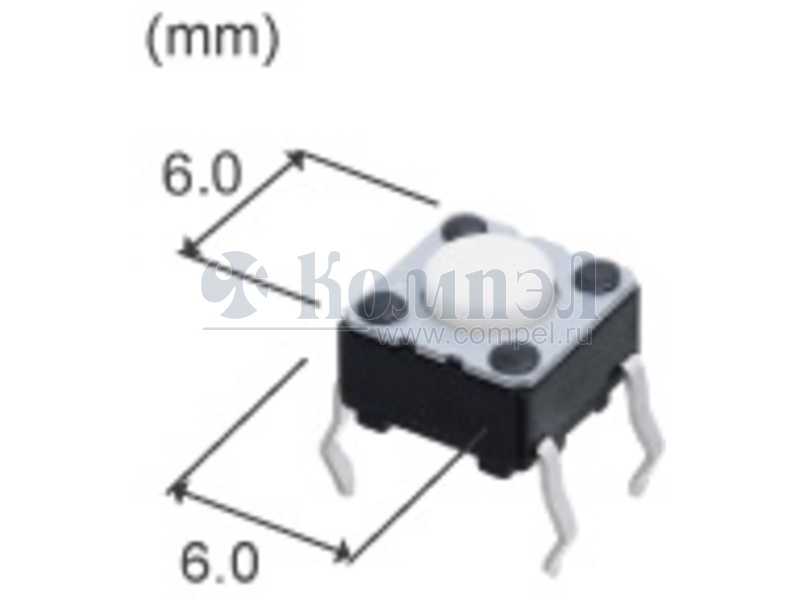 EVQPAG07K The Panasonic EVQPAG07K is a momentary tactile switch with an SPST circuit. It is rated for 0.02A at 15VDC and features through-hole mounting.