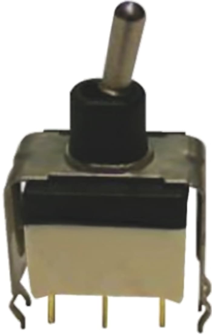 SY236/13 The APEM SY236/13 is a single-pole, single-throw (SPST) toggle switch with an On-On configuration. It is designed for PCB mounting and features through-hole terminals.