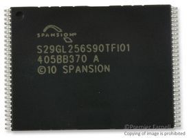 S29GL256S90TFI010 The Spansion S29GL256S90TFI010 is a memory component. It features RoHS3 compliance and an MSL of 1 Unlimited.
