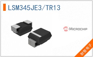 LSM345Je3/TR13 The Microsemi LSM345JE3/TR13 is a Schottky diode with a 45V reverse voltage rating and a 3A forward current capacity. It is housed in a surface-mount DO-214AB package.