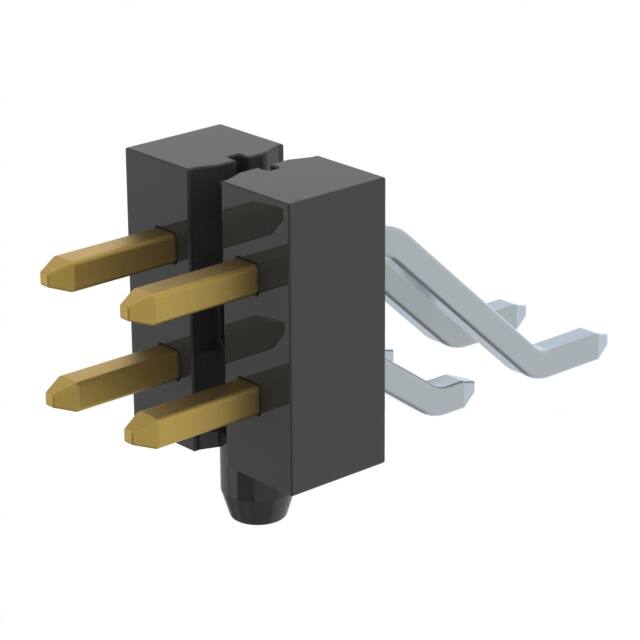 TSM-102-04-S-DH-A CONN HEADER SMD R/A 4POS 2.54MM