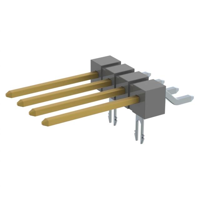 TSM-104-03-S-SH-LC CONN HEADER SMD R/A 4POS 2.54MM