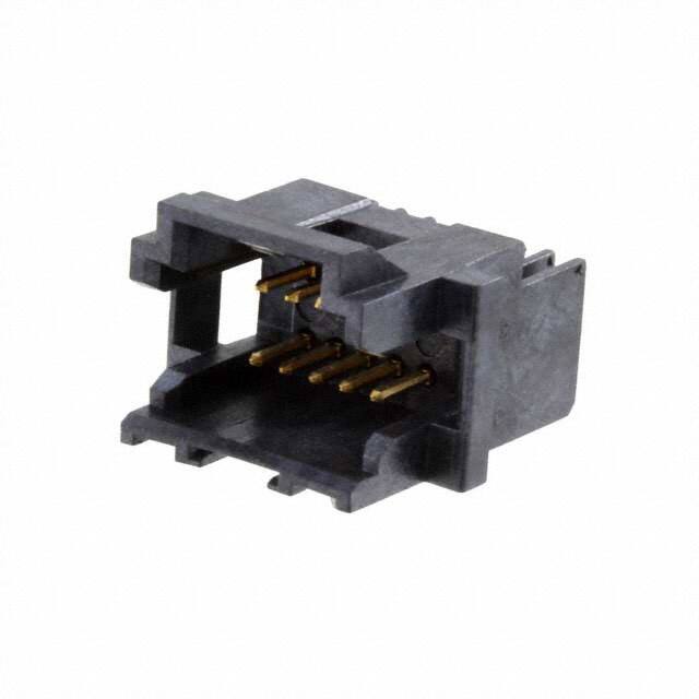 104069-4 CONN HEADER R/A 10POS 1.27MM
