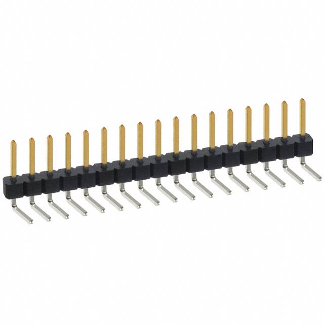 PBC17SBBN CONN HEADER R/A 17POS 2.54MM